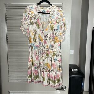 Spell Multicolor Floral Midi Dress
